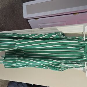 Rachel Zoe Green and White Striped Dress